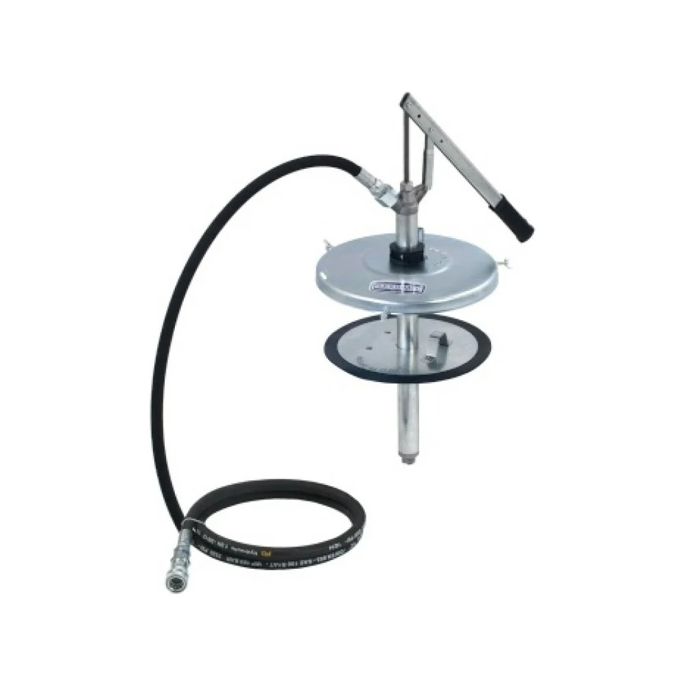 Handbediende vet transportpomp